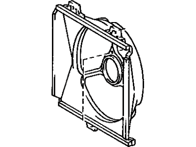 Toyota 16711-74030 SHROUD Sub-Assembly, Fan