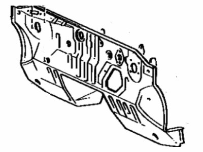 Toyota 55101-20710 Panel Sub-Assembly, Dash