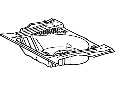 1987 Toyota Celica Floor Pan - 58311-20240