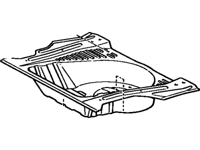 Toyota 58311-20240 Pan, Rear Floor