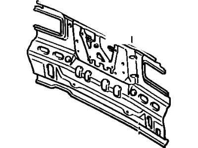 Toyota 58307-20470 Panel Sub-Assembly, Body Lower Back