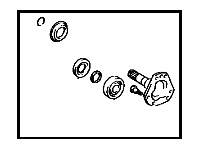 Toyota 43049-20030 Shaft Sub-Assembly, Front Drive Flange