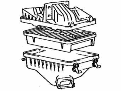 Toyota 17700-74050 Cleaner Assy, Air