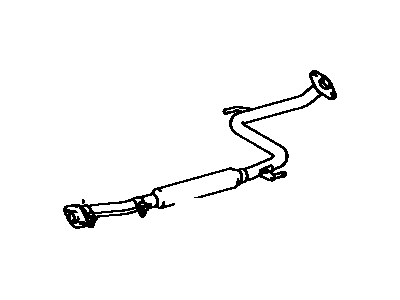 1986 Toyota Celica Exhaust Pipe - 17420-74111