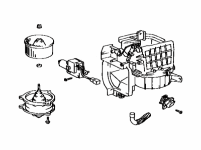Toyota 87130-20190 Blower Assembly, Heater, Front