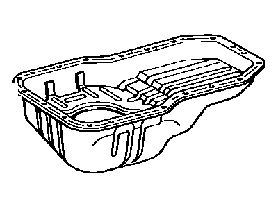 1988 Toyota Camry Oil Pan - 12101-74021