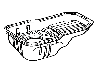 1987 Toyota Celica Oil Pan - 12101-74020