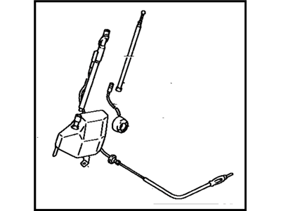 Toyota 86309-32030 Pole Sub-Assy, Motor Antenna