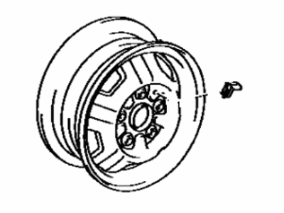 Toyota 42611-32020 Wheel, Disc