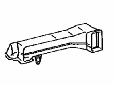 Toyota 55088-32020 Duct Assembly, Side VENTILATOR, RH