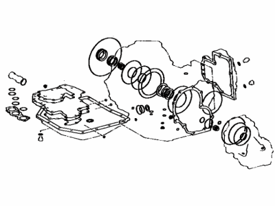 Toyota 04351-32020 Gasket Kit, TRANSAXLE Overhaul