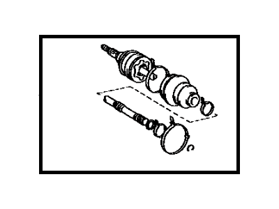 Toyota 43460-39018 Shaft Assembly Front Drive Outboard Joint Right