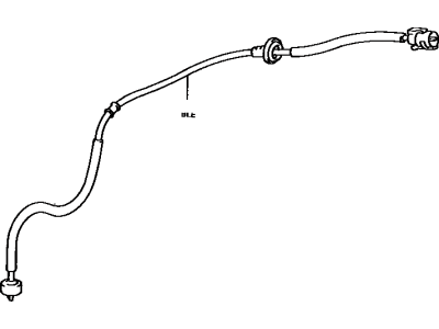 Toyota 83710-32070 Speedometer Drive Cable Assembly, No.1