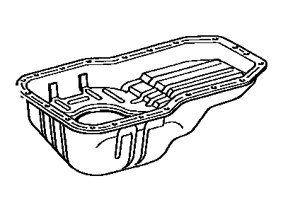 1984 Toyota Camry Oil Pan - 12101-64020