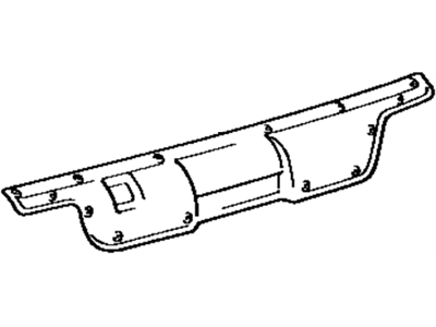 Toyota 64781-32010-03 Board, Back Door Trim