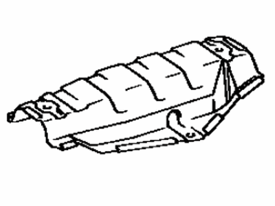 Toyota 58041-32010 INSULATOR, Front Floor Heat