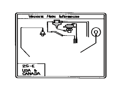 Toyota 17792-64020 Plate, Engine Vacuum Hose Information