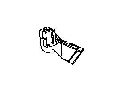 Toyota 55084-32030 Duct Assy, Side Ventilator, LH