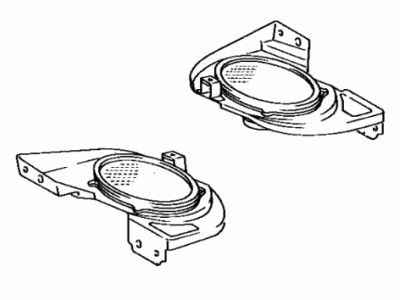 Toyota 86160-39105 Speaker Set, Rear