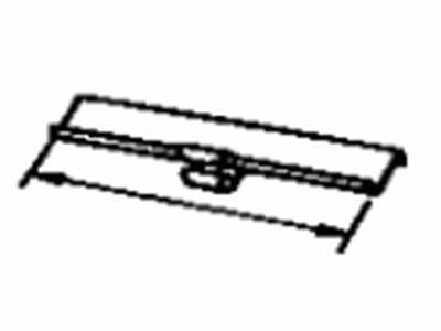 Toyota 75548-32010 Fastener, Windshield Outside Moulding