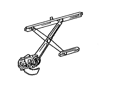 1985 Toyota Camry Window Regulator - 69802-32010