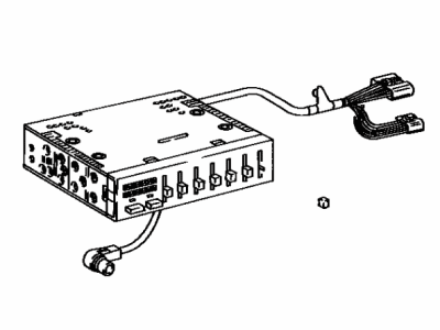 Toyota 86280-39015 Amplifier Assy, Stereo Component