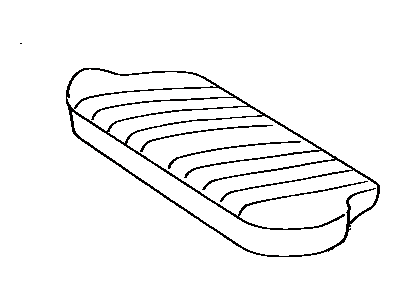 Toyota 71075-32071-03 Rear Seat Cushion Cover (For Bench Type)