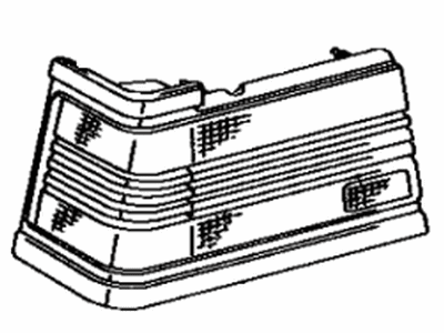 Toyota 81561-32081 Lens, Rear Combination Lamp, LH