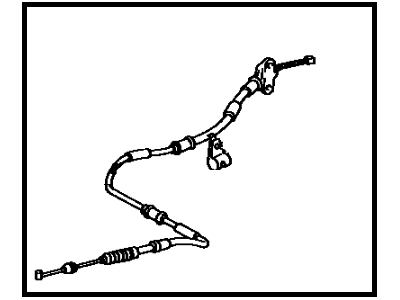 1986 Toyota Camry Parking Brake Cable - 46420-39026