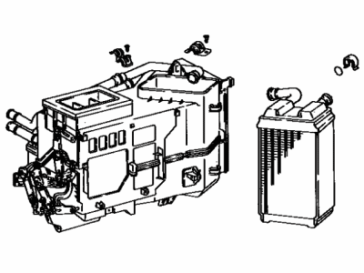 Toyota 87150-32060 Radiator Assembly, Heater