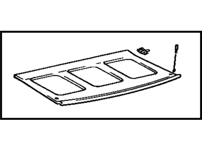 Toyota 64330-32060-13 Panel Assy, Package Tray Trim