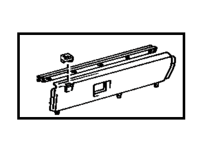 Toyota 67740-32020-04 Panel Assembly, Rear Door Trim, Upper LH