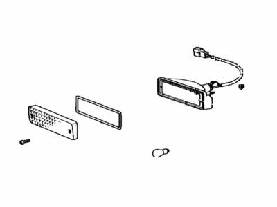 Toyota 81510-80015 Lamp Assy, Front Turn Signal, RH