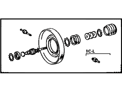 Toyota 04443-32060 Booster Kit, Brake