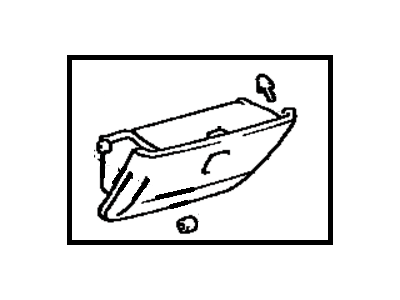 1983 Toyota Camry Glove Box - 55550-32010-03