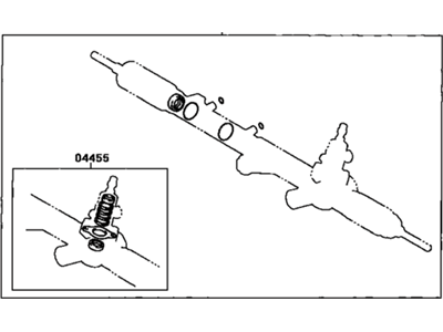 Toyota 04445-0C010 Gasket Kit, Power Steering Gear