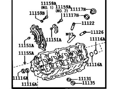 2008 Toyota 4Runner Cylinder Head - 11102-39235