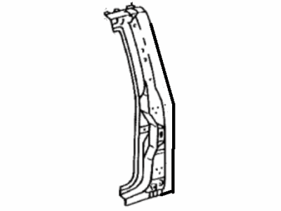 Toyota 61518-0C010 Reinforcement, Quarter Lock Pillar, LH