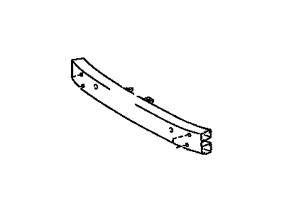 Toyota 52021-0C012 Reinforcement Sub-Assy, Front Bumper