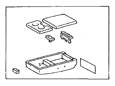 2002 Toyota Tundra Armrest - 72810-0C070-B3