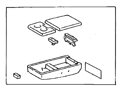 2000 Toyota Tundra Armrest - 72810-0C070-B3