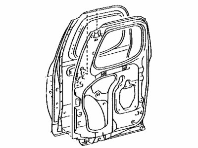 Toyota 67004-0C030 Panel Sub-Assy, Access Panel, LH