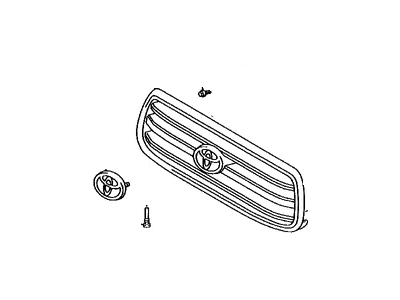 Toyota 53100-0C120-G1 Radiator Grille Sub-Assembly