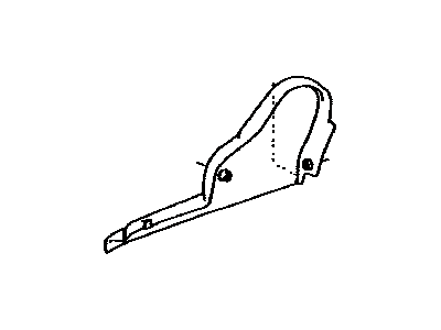 Toyota 71862-0C020-B1 Shield, Front Seat Cushion, Inner LH