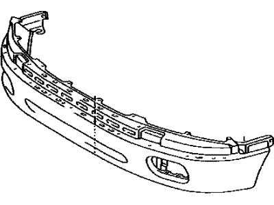 Toyota 52101-0C020 Bumper Assy, Front