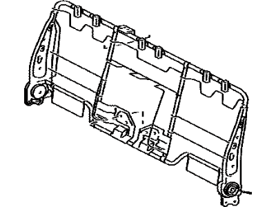 Toyota 71630-0C010 Spring Assembly, Front Seat Back