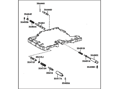 Toyota 35420-22190 Body Assy, Lower Valve