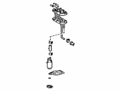 Toyota 77240-0C051 Tube Assy, Fuel Suction