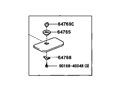 Toyota 58470-0C011-B3