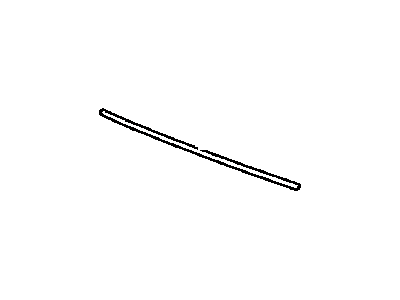 Toyota 75531-0C020 Moulding, Windshield, Outer Upper